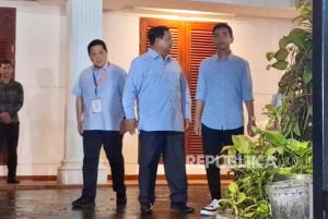 Erick Thohir Dampingi Capres Prabowo dan Gibran dari Kediaman hingga Lokasi Debat