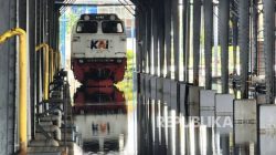 Jalur Rel Stasiun Semarang Tawang-Alastua Tergenang Banjir, Belasan Perjalanan Kereta Dialihkan